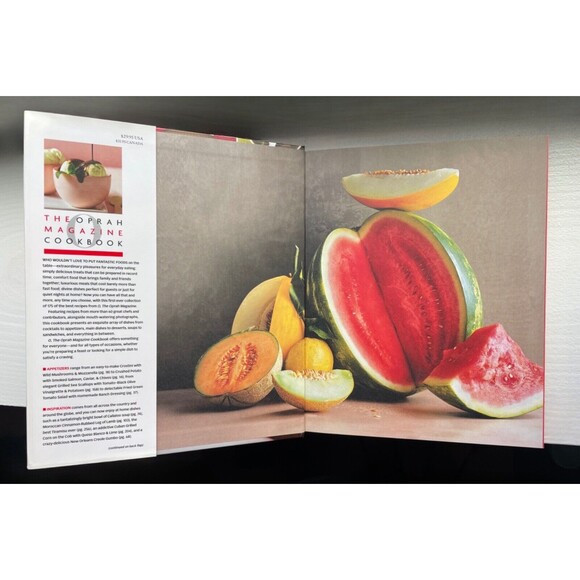 O, The Oprah Magazine Cookbook First Edition Hardcover  175 Recipes, Like New - Picture 9 of 11